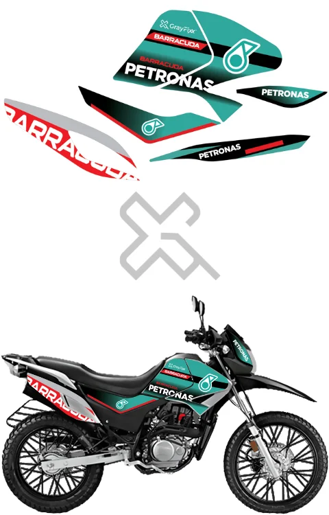 Baracuda Edition Full Body Sticker Compatible with Impulse | Printed In Premium Vinyl With FPF(Fade Protection Film), Water Proof, Precut Sticker, Pack Of 1 Compatible with Both Side